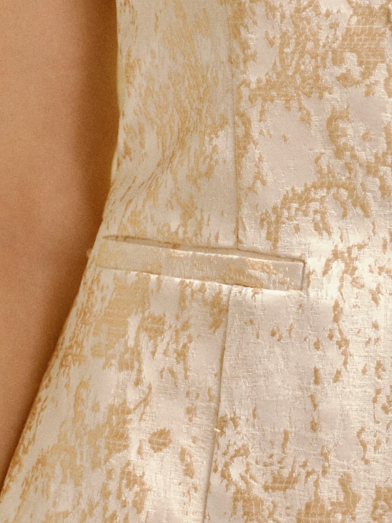 Jade Vest Brocade